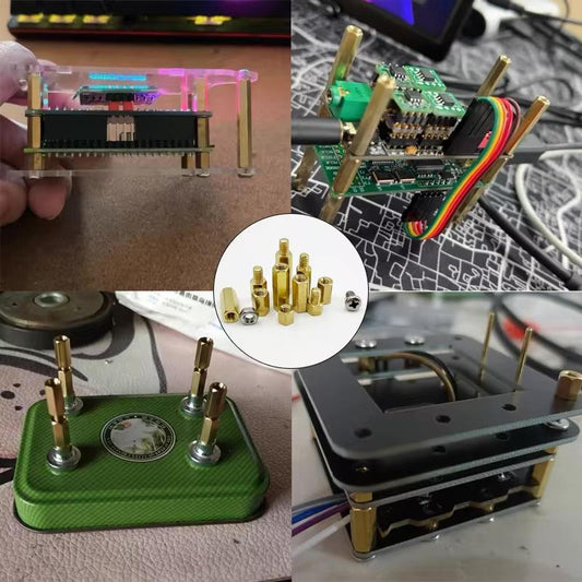 Avstandstykker Messing Sekskant