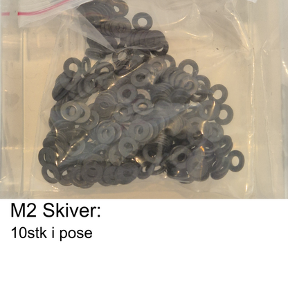 Maskinskruer M2-M6 Svarte