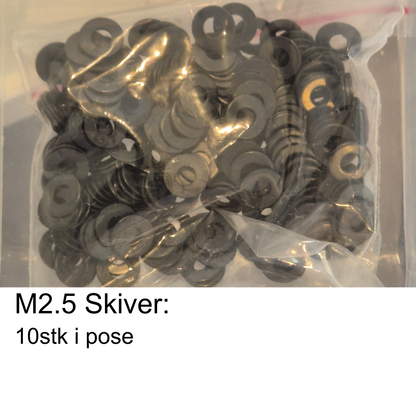 Maskinskruer M2-M6 Svarte