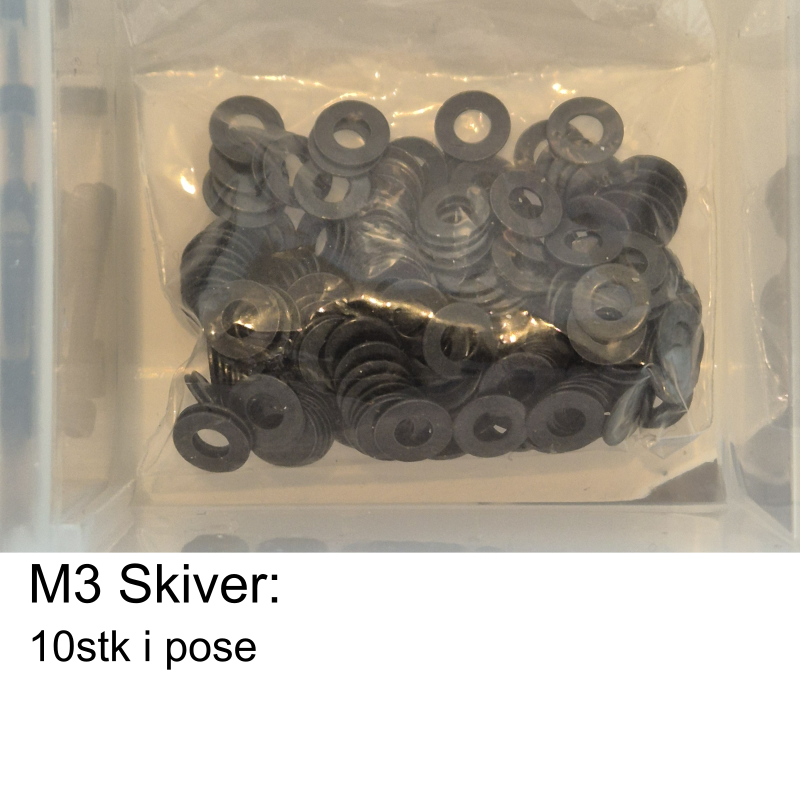 Maskinskruer M2-M6 Svarte