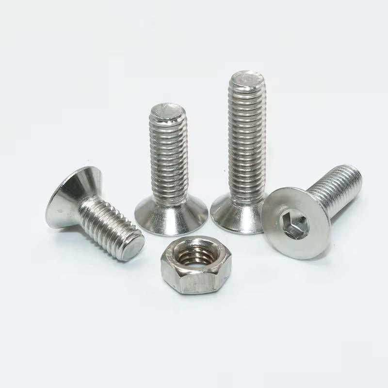 Maskinskrue Forsenket M2-M6