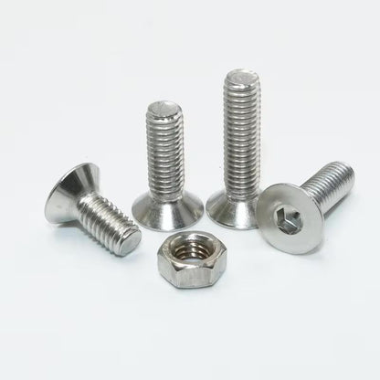 Maskinskrue Forsenket M2-M6