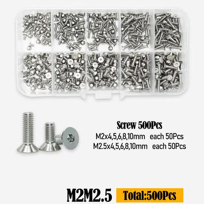 Maskinskrue Forsenket M2-M6