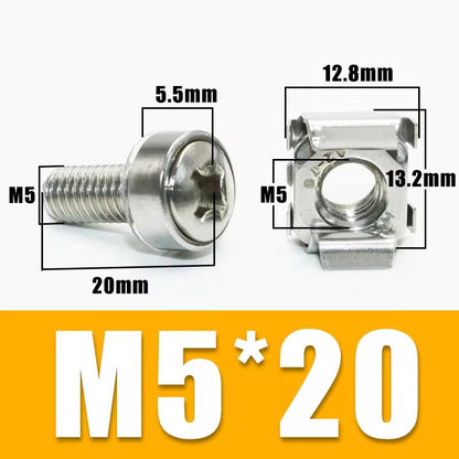 Rackmutter M5-M6